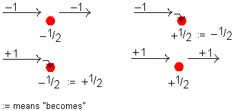 spin considerations when a photon passes an electric charge